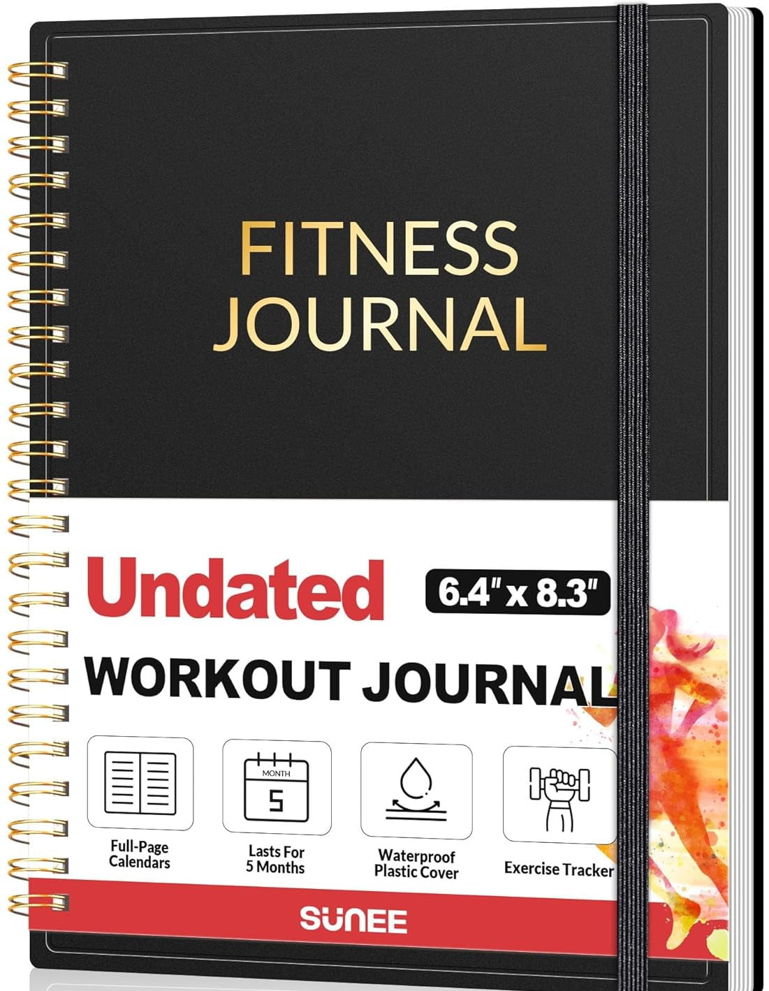 Fitness Journal Black